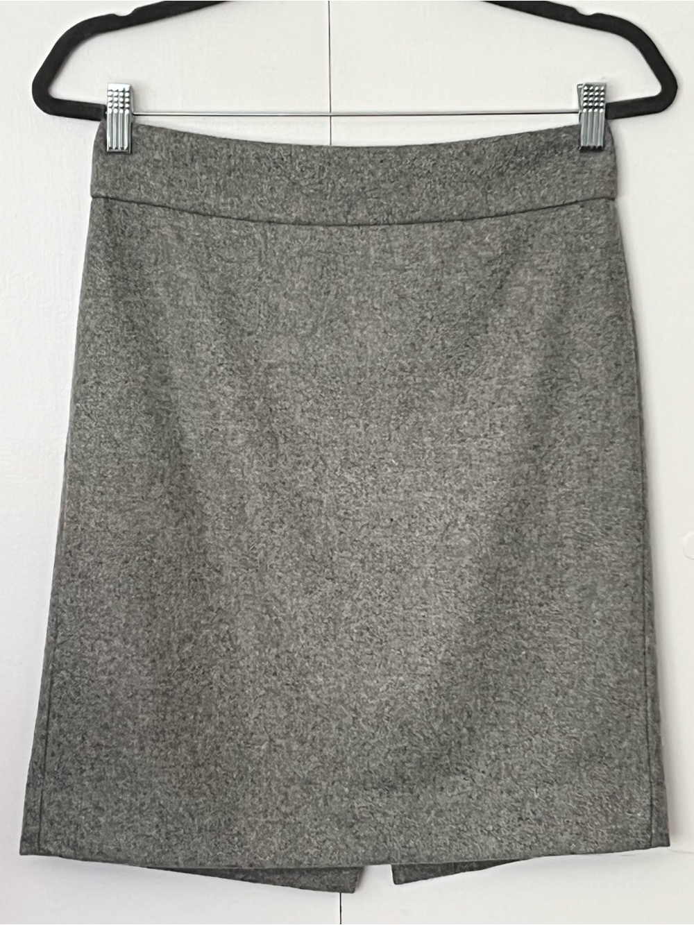 J.Crew Factory Gray Wool-Blend Pencil Skirt Size 0
